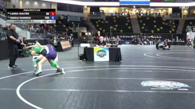 117 lbs Cons. Round 2 - Gisele Ramirez, York vs Lanna Walter, Sioux Falls