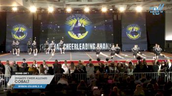 Dynasty Cheer Allstars - Cobalt [2023 U16 Level 2 - A Day 1] 2023 Sea to Sky International Cheer & Dance Championship