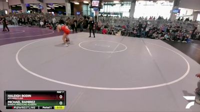 150 lbs 2nd Place Match - Michael Ramirez, Bandas Wrestling Academy vs Haleigh Bodin, NTX Wrestling