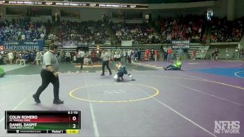 D 2 113 lbs Semifinal - Colin Romero, St. Thomas More vs Daniel Daspit, Teurlings Catholic
