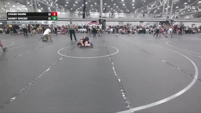 84 lbs Round 8 (10 Team) - Danny Spicer, Kraken Black vs Chase Warm, Dayton Bandits