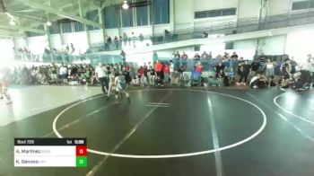 130 lbs Consi Of 8 #2 - Adela Martinez, NexGen RTC vs Kirra Demma, Live Oak WC SC