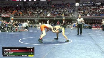 2A-132 lbs Quarterfinal - Carter Cajthaml, Charles City vs Matt Beem, Glenwood