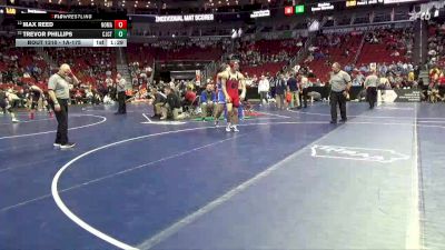 1A-175 lbs Cons. Round 2 - Trevor Phillips, Columbus/WMU vs Max Reed, North Mahaska