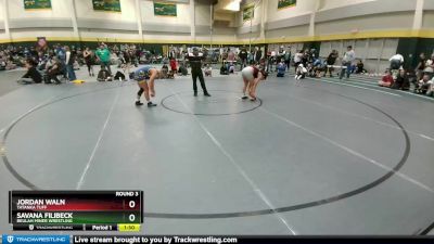 160 lbs Round 3 - Jordan Waln, Tatanka Tuff vs Savana Filibeck, Beulah Miner Wrestling