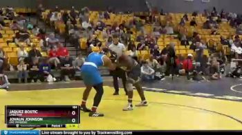 184 lbs Semifinal - JaQuez Bostic, Limestone vs Jovaun Johnson, UNC Pembroke