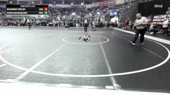 43 lbs Quarterfinal - Evander Welsh, Patriot Mat Club vs Zane Eichenauer, Tntwc