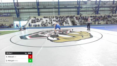 197A Rr Rnd 1 - Andrew Wenzel, Air Force vs Quinlan Morgan, Sdsu