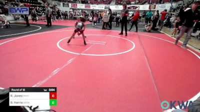 55 lbs Round Of 16 - Rhett Jones, Pryor Tigers vs Brody Harris, Barnsdall Youth Wrestling