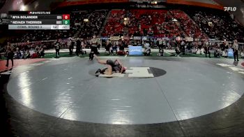 G 107 lbs Cons. Round 3 - Nevaeh Therrien, Bonners Ferry vs Mya Bolander, Idaho Falls