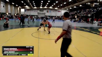 133 lbs Champ. Round 2 - Isaiah Sisneros, Colorado Mesa University vs John Kenney, Fort Hays Tech Northwest