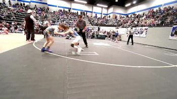 67-70 lbs Quarterfinal - Desmond Gibson, Tecumseh Youth Wrestling vs Kross Martin, Tuttle Elite Wrestling