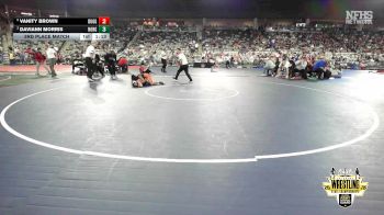 G6A-105 lbs 3rd Place Match - Vanity Brown, DOUGLASS (Girls) vs Daviann Morris, NORMAN (Girls)