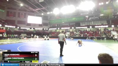 113 lbs Cons. Round 3 - Corbin Christensen, Eagle vs Dean Hoskovec, Boise