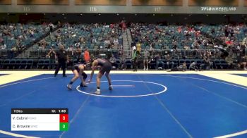 113 lbs Prelims - Vincent Cabral, Pomona B vs Colton Browne, Spring Creek B