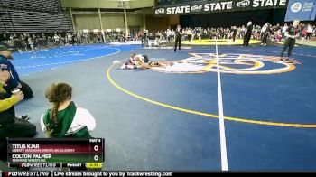 85 lbs Quarterfinal - Titus Kjar, Liberty Warriors Wrestling Academy vs Colton Palmer, Redmond Wrestling