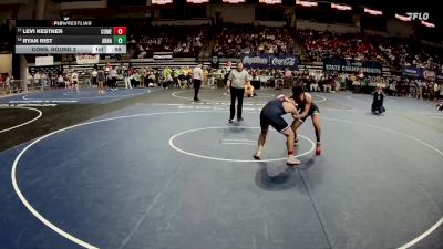D 2 175 lbs Cons. Round 2 - Ryan Rist, Archbishop Hannan vs Levi Kestner, Comeaux