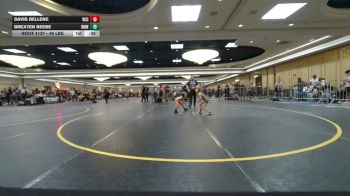 46 lbs Quarterfinal - Davis Bellene, Vici WC vs Brexten Beebe, Iron County Wr Ac