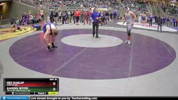 285 lbs Quarterfinal - Kamden Boyer, Tri Cities Wrestling Club vs Dex Dunlap, Unattached