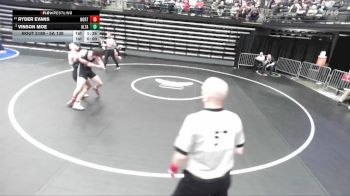 5A 138 lbs Cons. Round 1 - Ryder Evans, Northridge vs Vinson Moe, Alta