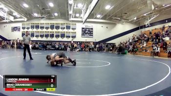 113 lbs Cons. Semi - Brad Cerankosky, WestLake vs Landon Jenkins, Carrolton