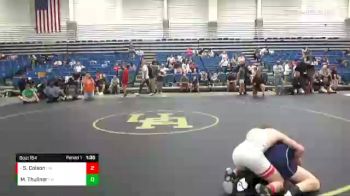 109 lbs Cons. Round 3 - Sebron Colson, Blackman Wrestling vs Malachi Thullner, Fort Wayne