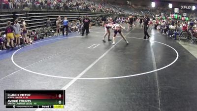 138 lbs Round 3 (4 Team) - Averie Counts, Kansas Lavender Gecko vs Clancy Meyer, North Dakota 1