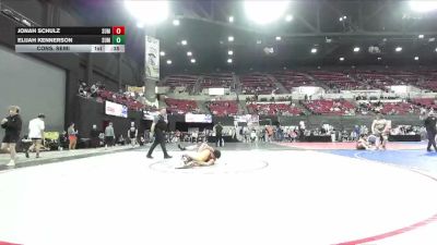 145 lbs Cons. Semi - Elijah Kennerson, Cascade Wrestling vs Jonah Schulz, CODY WRESTLING CLUB