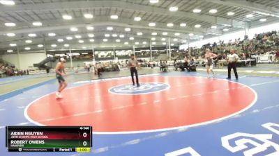 4-144 lbs Cons. Semi - Aiden Nguyen, John Champe High School vs Robert Owens, Hanover