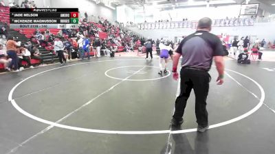 140 lbs Cons. Semi - Jade Nelson, El Paso Americas vs McKenzie Magnusson, El Paso Burges