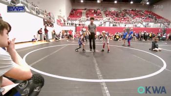 43 lbs Semifinal - Rhiller Ellison, El Reno Wrestling Club vs Pryan Davis, Little Axe Takedown Club