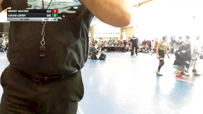 81 lbs Rr Rnd 5 - Brody Baxter, All I See Is Gold Academy Stripes - ESC vs Lucas Leddy, Cunliffes Corner Tan - ESC