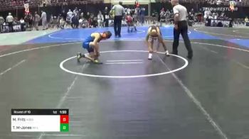 83 lbs Round Of 16 - Mikey Fritz, Team Aggression vs Taden Mckernan-Jones, NV Elite