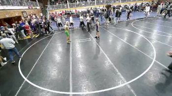 98 lbs Champ. Round 1 - Bryan Patrick, Lakeland High School vs Elliot Kelley, Bend