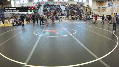 126 lbs Champ. Round 1 - Jake Arnesen, Cardinal Gibbons vs Nathan Harvey, Middleburg