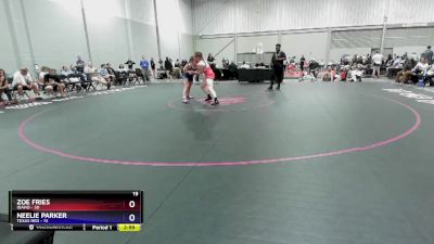 140 lbs Round 3 (6 Team) - Zoe Fries, Idaho vs Neelie Parker, Texas Red