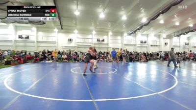 140 lbs Round Robin 2 - Vivian Moyer, EP Rattlers-Girls vs Lucinda Bowman, Pursuit-Girls