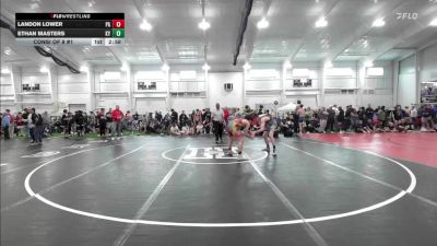 E-132 lbs Consi Of 8 #1 - Landon Lower, PA vs Ethan Masters, KY