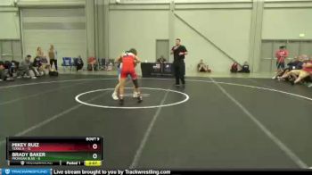 100 lbs 2nd Wrestleback (8 Team) - Mikey Ruiz, Texas A vs Brady Baker, Michigan Blue