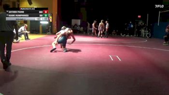 157 lbs Round 3 - Hank Humphries, Burlington Notre Dame vs Jayden Paine, Union, LaPorte City