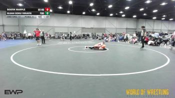100 lbs 5th Place - Bostik Marple, OK Elite 14U Orange vs Elijah Goku Viruete, POWA 14U