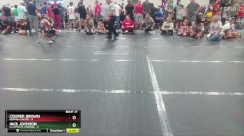 52 lbs Round 6 (10 Team) - Cooper Brown, Georgia United vs Nick Johnson, U2 Upstate Uprising