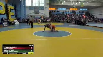 145 lbs Champ. Round 1 - Trent Kemp, Delmar Junior-Senior H S vs Myles Harding, William Penn H.S.