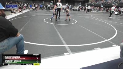 88 lbs Round 1 - Ryker Wendell, Team Lightning Wrestling Club vs Jackson Greene, Clearwater Youth