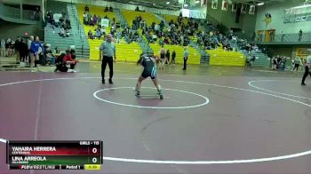 115 lbs Cons. Round 2 - Yahaira Herrera, Centennial vs Lina Arreola, Hillsboro