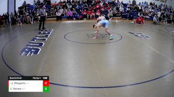 127 lbs Quarterfinal - Jackson Shugarts, Clearfield vs Cole Raines, Oak Glenn