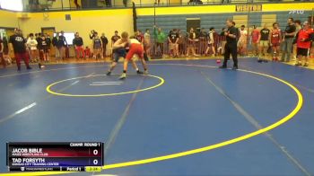 175 lbs Champ. Round 1 - Jacob Bible, Maize Wrestling Club vs Tad Forsyth, Kansas City Training Center