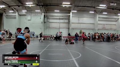 120 lbs Round 1 (8 Team) - Arturo Reyes, Mat Assassins vs Elijah Friend, Warhawks Wrestling