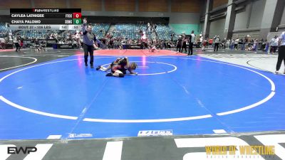 106 lbs Consi Of 8 #1 - Caylea Lathigee, FTCC vs Chaya Palomo, Salem Elite Mat Club