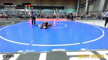106 lbs Consi Of 8 #1 - Caylea Lathigee, FTCC vs Chaya Palomo, Salem Elite Mat Club